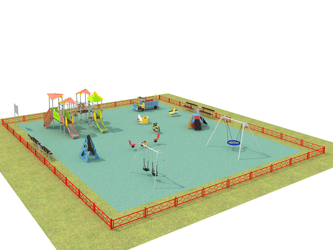 Игровой макет кораблик для детских площадок «Чунга-Чанга» 2880х1100х2100